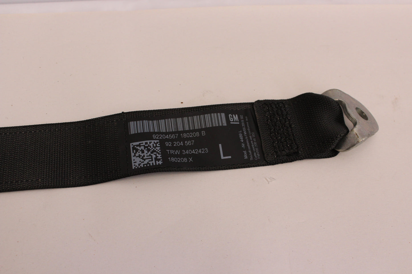 2009 Pontiac G8 GT Rear LH Driver Seat Belt Retractor 92204567 OEM - Day's Parts Yard