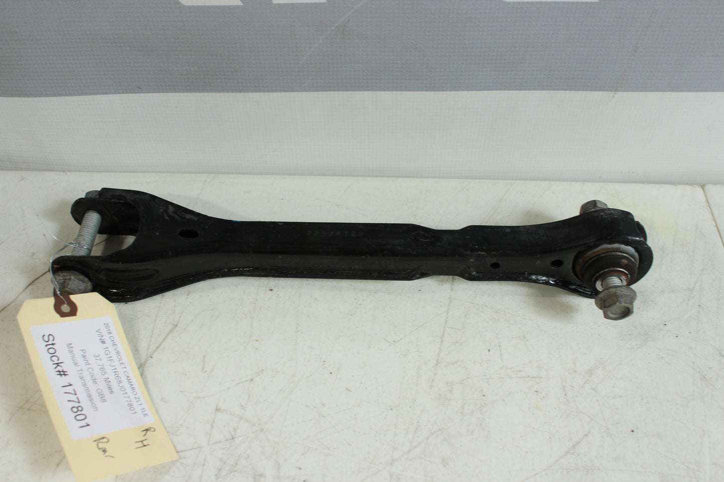 2018 Chevy Camaro ZL1 1LE Rear RH Passenger Upper Control Arm 22974128 OEM - Day's Parts Yard
