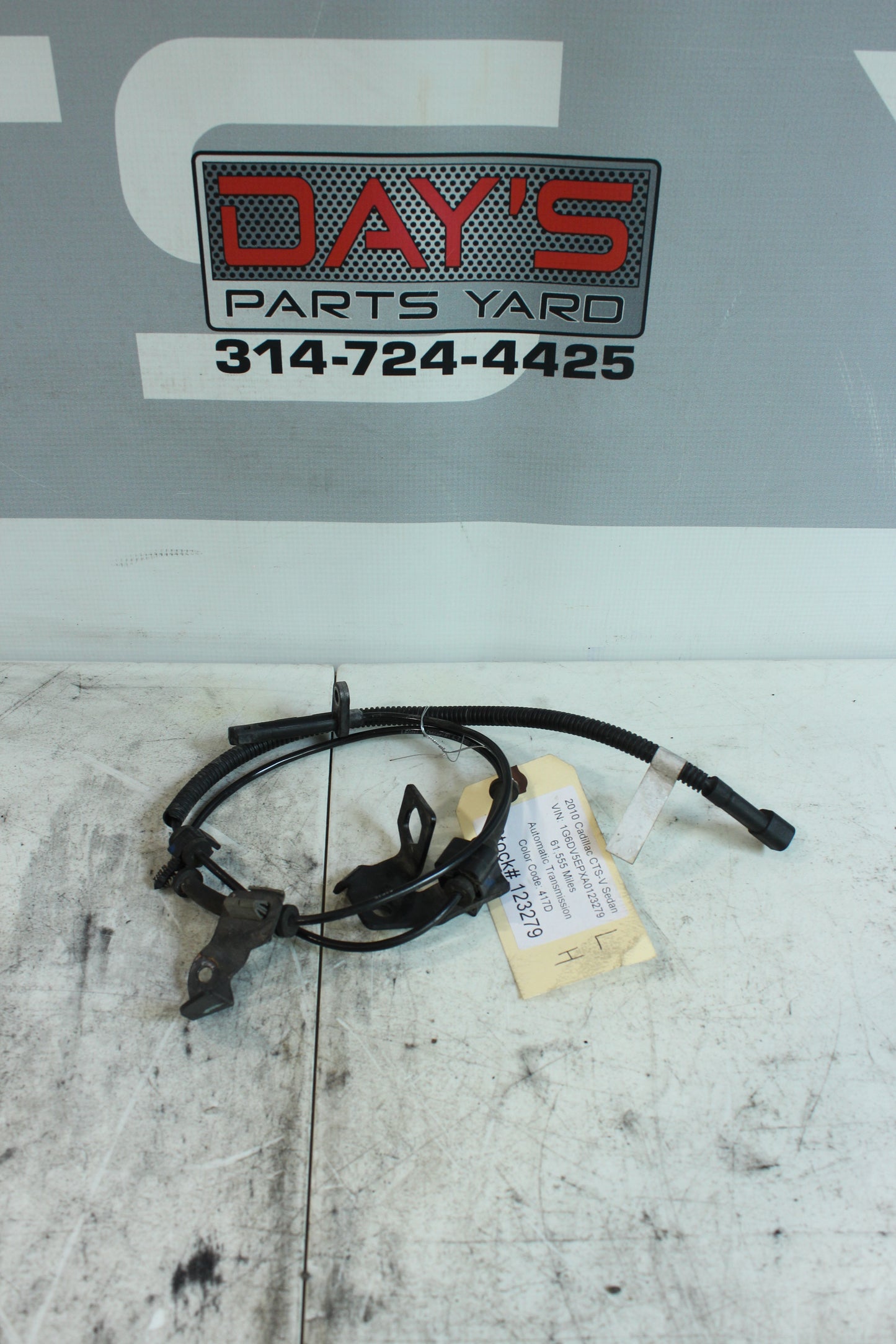 2010 Cadillac CTS-V Sedan RH Passenger ABS Sensor OEM - Day's Parts Yard