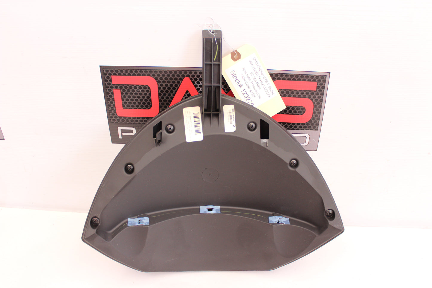 2010 Cadillac CTS-V Sedan Instrument Dash Cluster Upper Trim Cover Hood 15862527 OEM - Day's Parts Yard