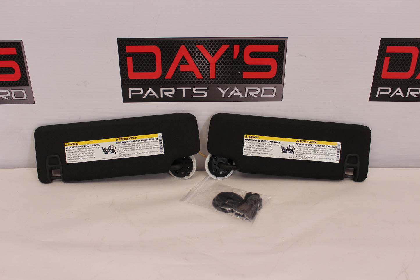 2016 Chevy SS Camaro Sun Visor Sunvisor Set w/ Clips OEM - Day's Parts Yard