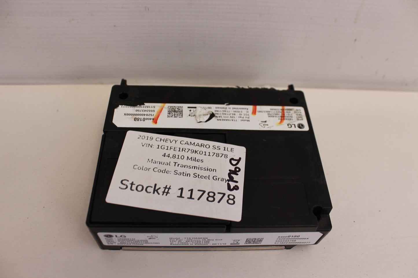 2019 Chevy Camaro SS 1LE OnStar Communication Control 84600180 OEM - Day's Parts Yard