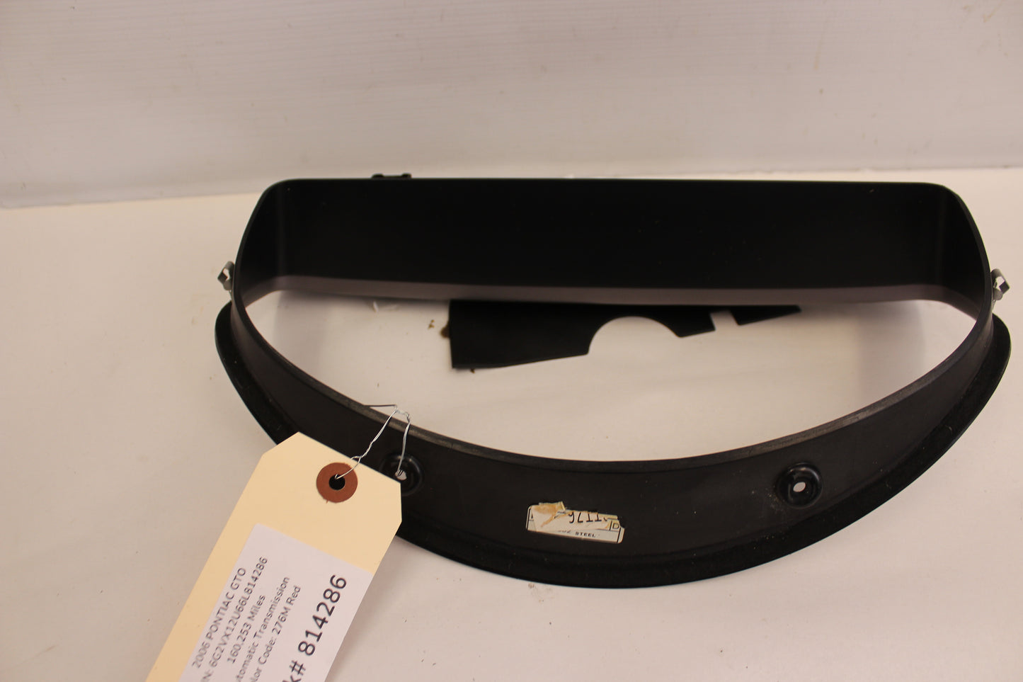 2006 Pontic GTO Gauge Cluster Bezel OEM - Day's Parts Yard