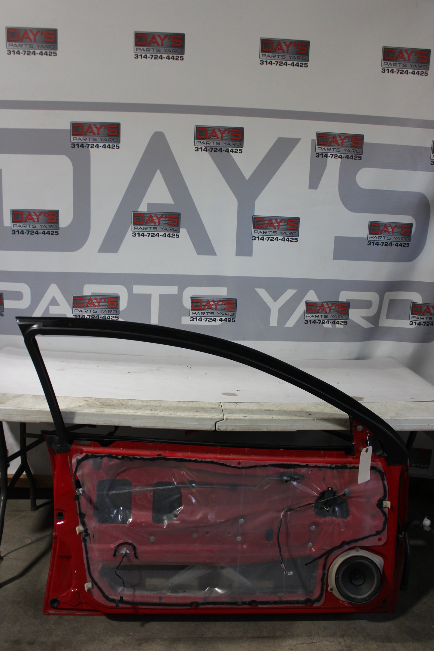 2006 Pontiac GTO LH Driver Front Exterior Door Red OEM - Day's Parts Yard