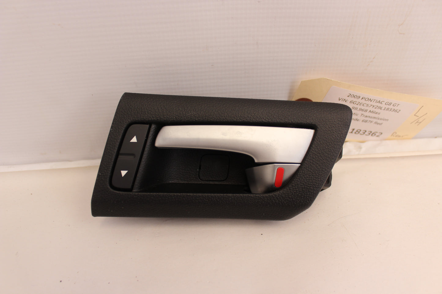 2009 Pontiac G8 GT Rear LH Driver Interior Door Handle OEM - Day's Parts Yard