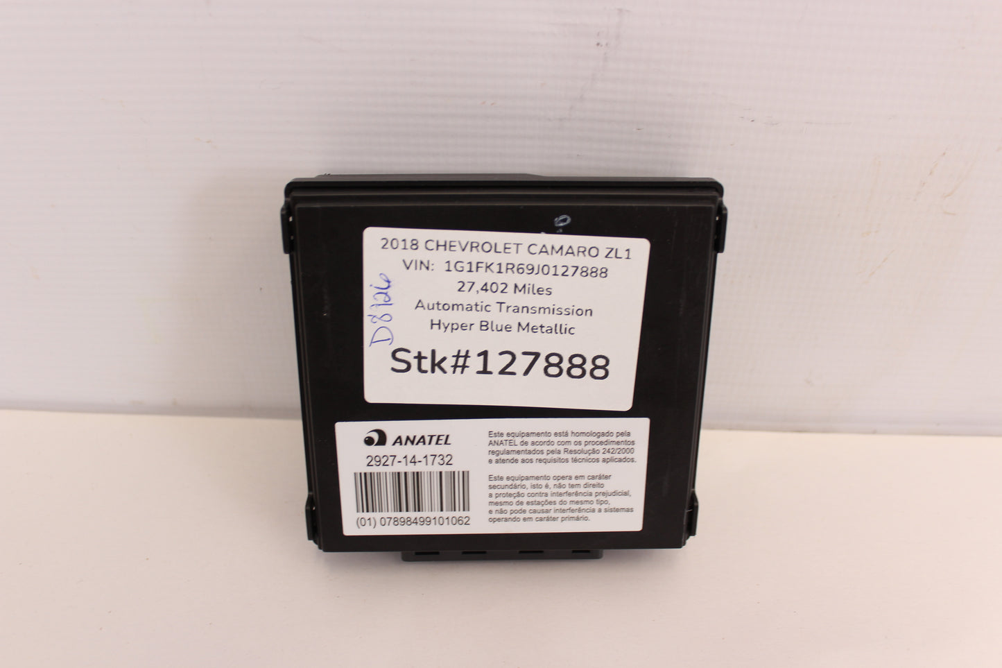 2018 Chevy Camaro ZL1 Keyless Entry Module 13510106 OEM - Day's Parts Yard