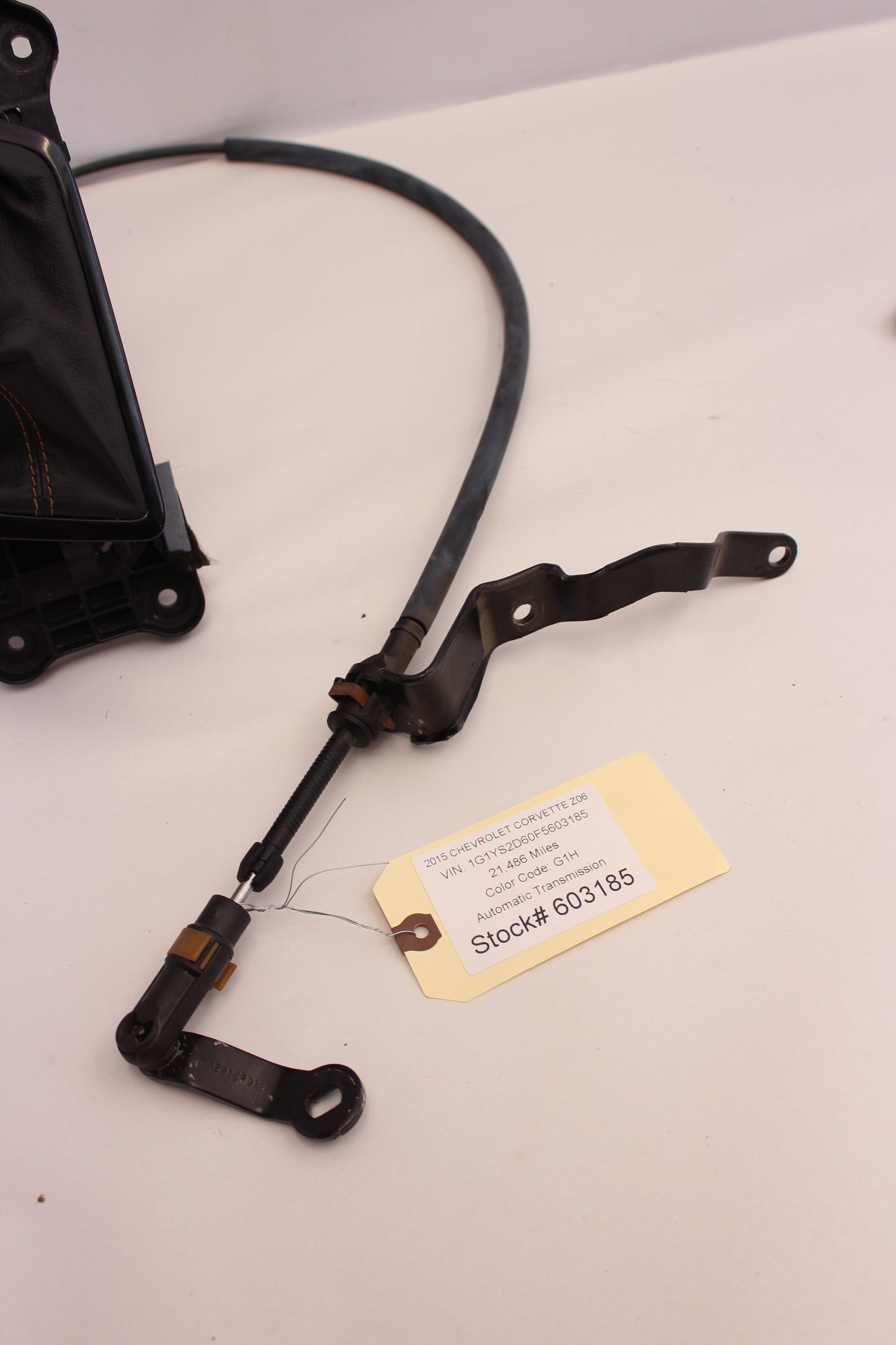 2015 Chevy Corvette Z06 Shifter Assembly w/ Cable OEM - Day's Parts Yard