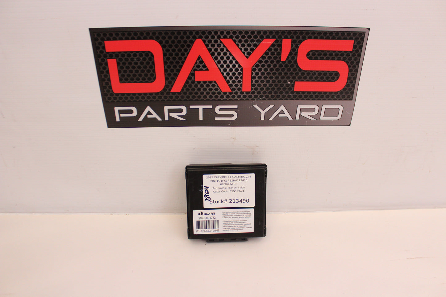2017 Chevy Camaro ZL1 Keyless Entry Module 13510106 OEM - Day's Parts Yard