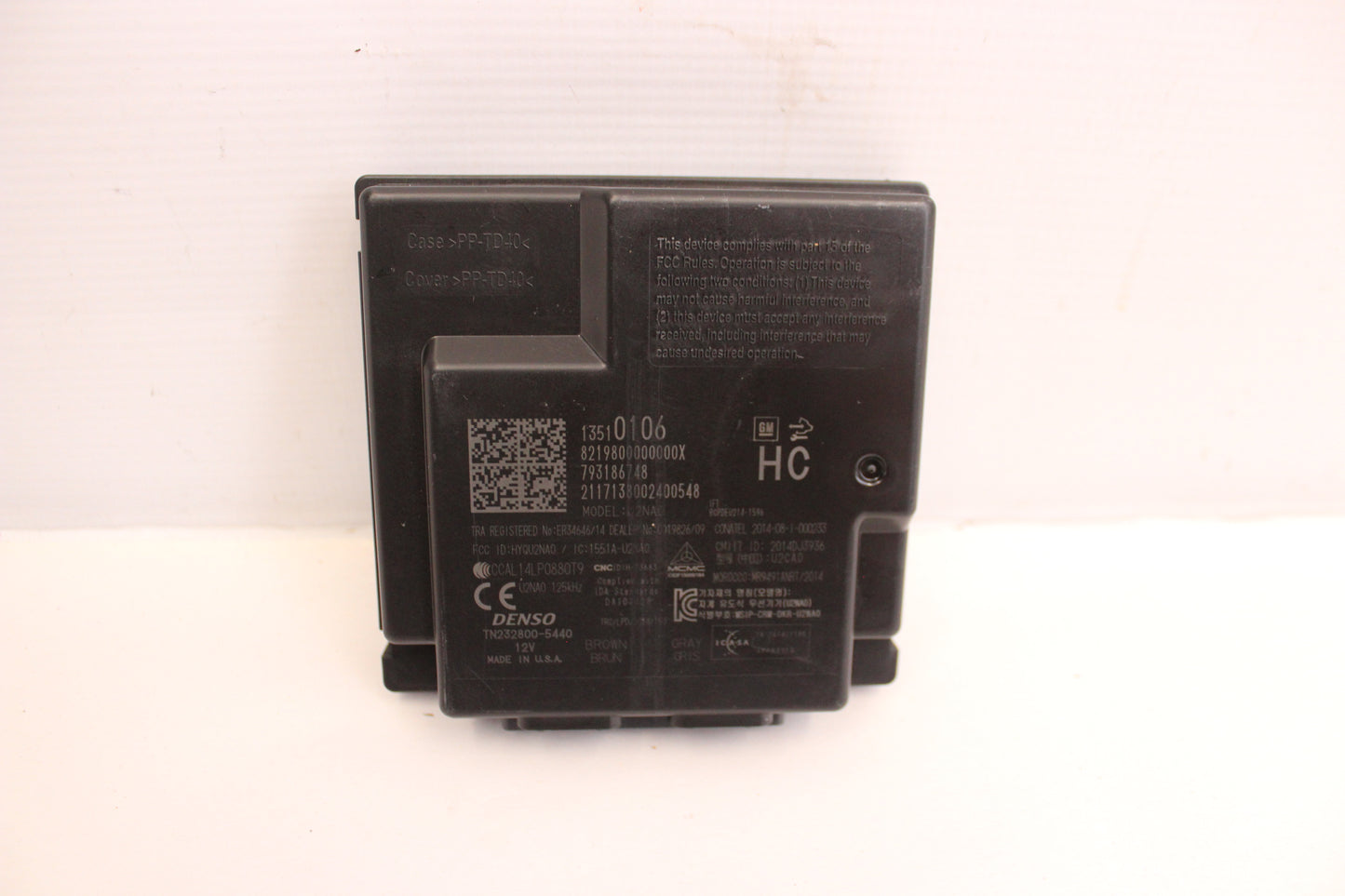 2017 Chevy Camaro ZL1 Keyless Entry Module 13510106 OEM - Day's Parts Yard