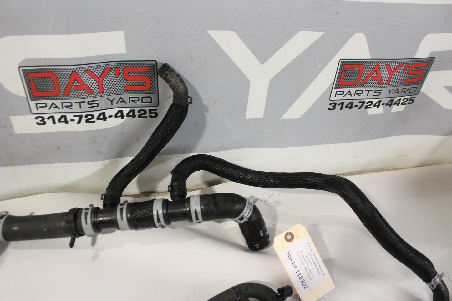 2018 Chevrolet Camaro SS Upper and Lower Radiator Hoses and Auxiliary Cooler OEM - Day's Parts Yard