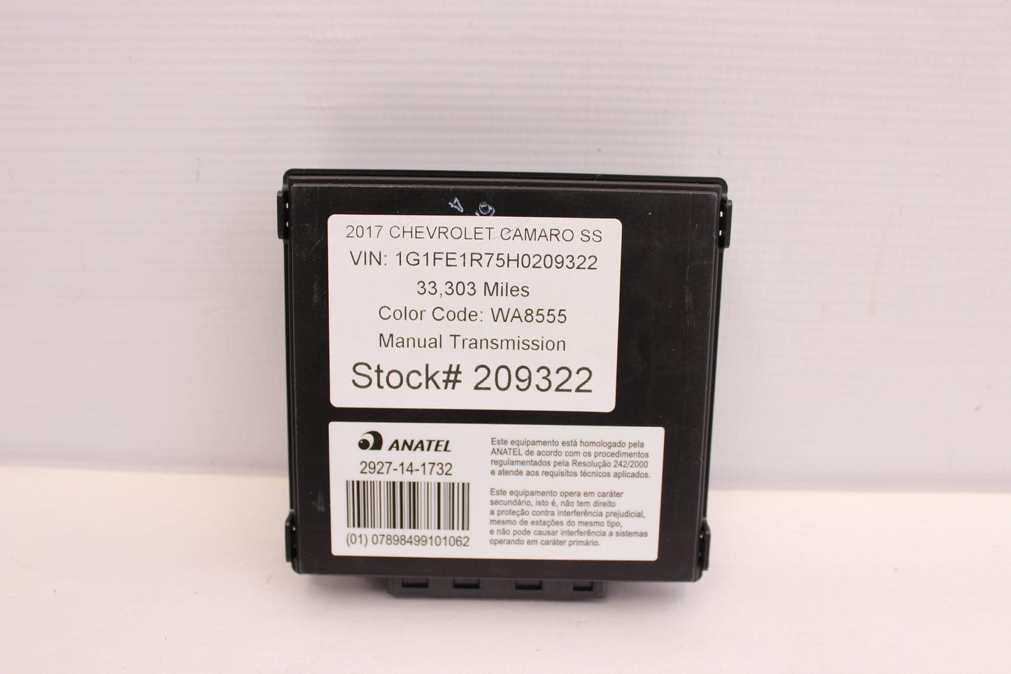 2017 Chevy Camaro SS Keyless Entry Module 13510106 OEM - Day's Parts Yard