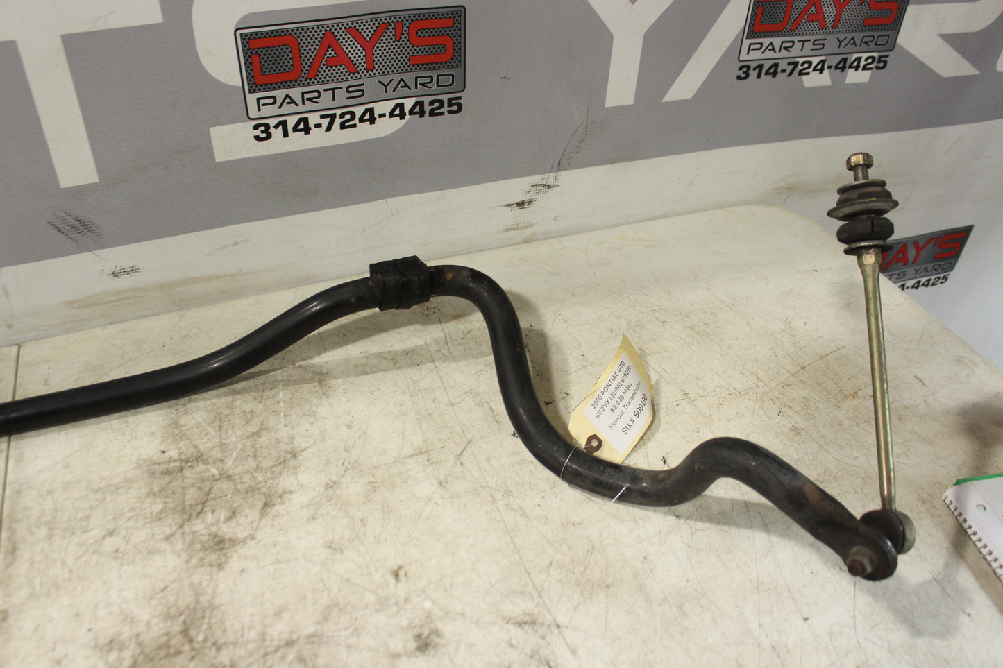2006 Pontiac GTO Front Sway Bar OEM - Day's Parts Yard