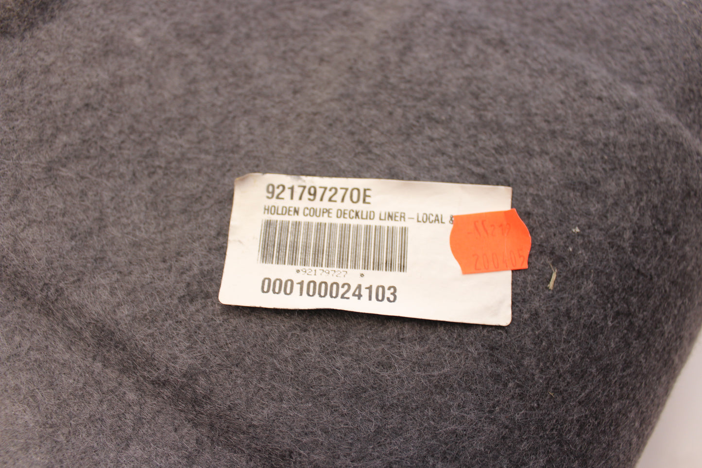 2005 Pontiac GTO Trunk Deck Lid Carpet Liner 92179270 OEM - Day's Parts Yard