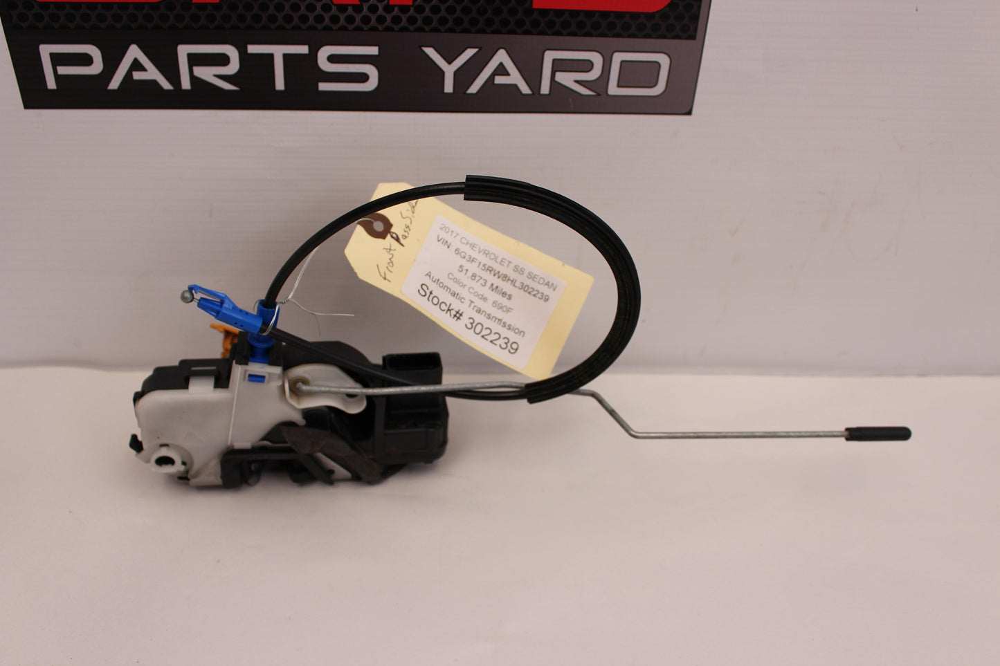2017 Chevy SS Sedan Front RH Passenger Door Lock Actuator Latch 13579523 OEM - Day's Parts Yard