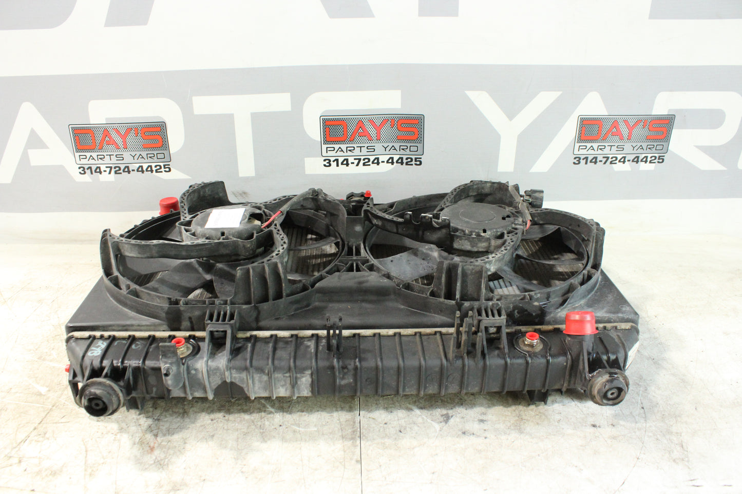 2011 Chevy Camaro SS Cooler Assembly Radiator Condenser Cooling Fans OEM - Day's Parts Yard
