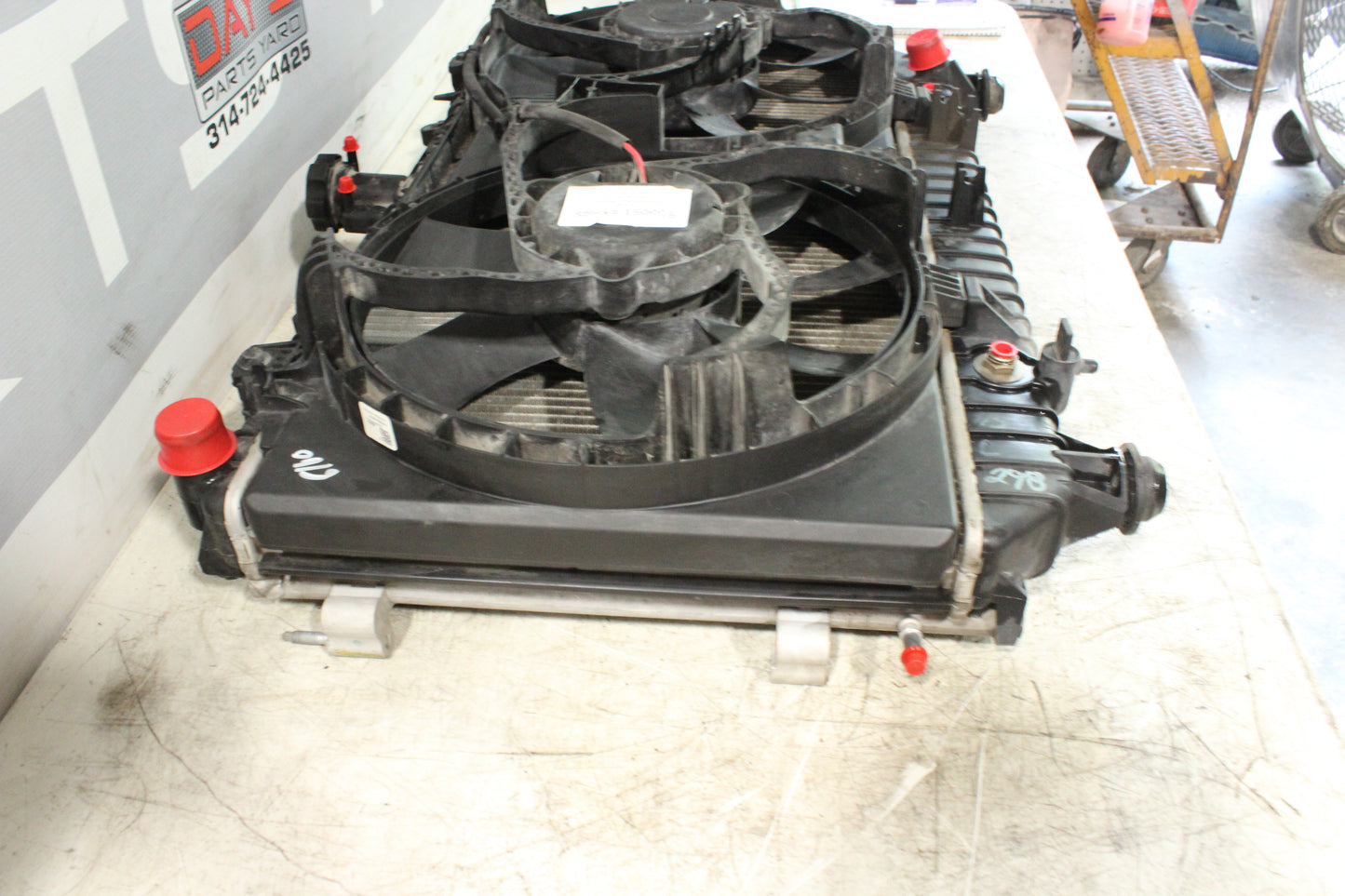 2011 Chevy Camaro SS Cooler Assembly Radiator Condenser Cooling Fans OEM - Day's Parts Yard