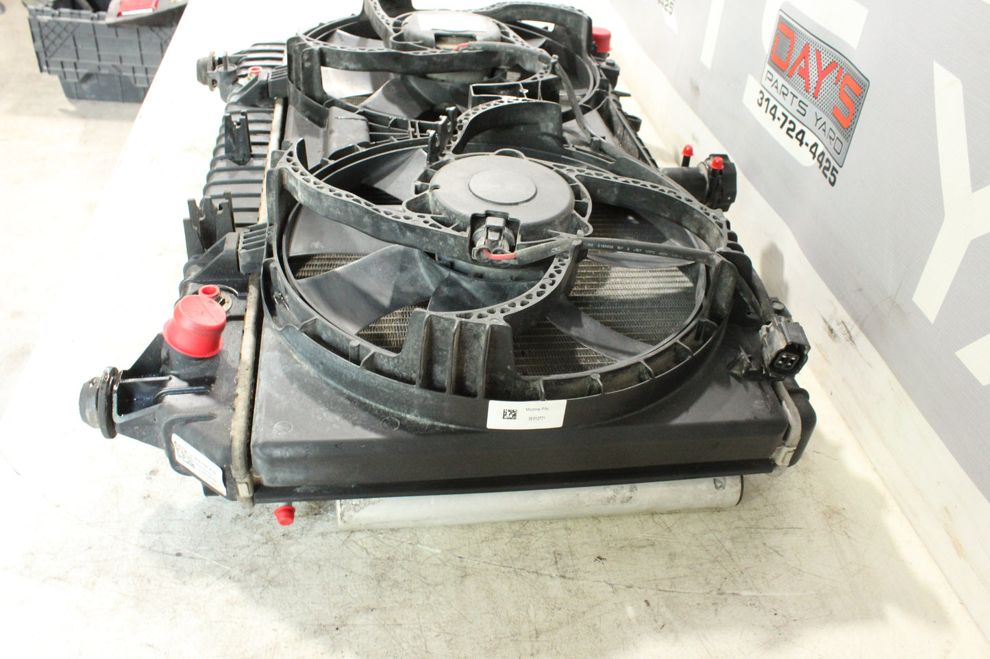 2011 Chevy Camaro SS Cooler Assembly Radiator Condenser Cooling Fans OEM - Day's Parts Yard