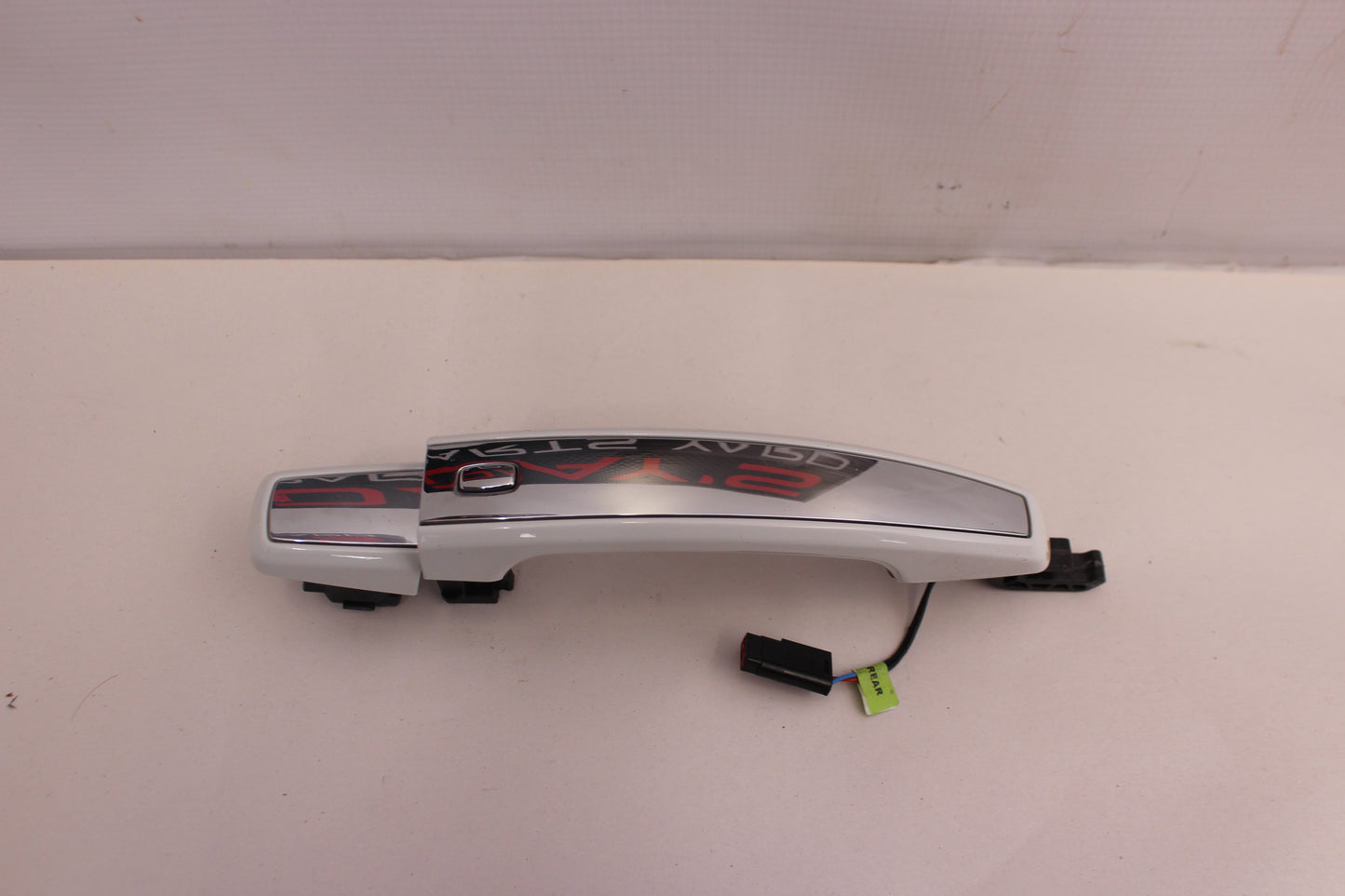2016 Chevy SS Sedan Rear RH Passenger Exterior Door Handle White/ Chrome OEM - Day's Parts Yard