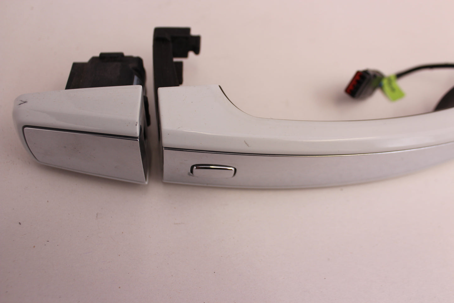 2016 Chevy SS Sedan Rear RH Passenger Exterior Door Handle White/ Chrome OEM - Day's Parts Yard