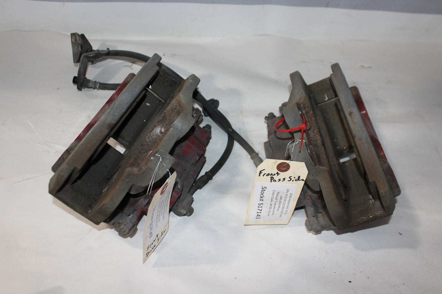 2006 Pontiac GTO Front PBR Brake Calipers OEM - Day's Parts Yard