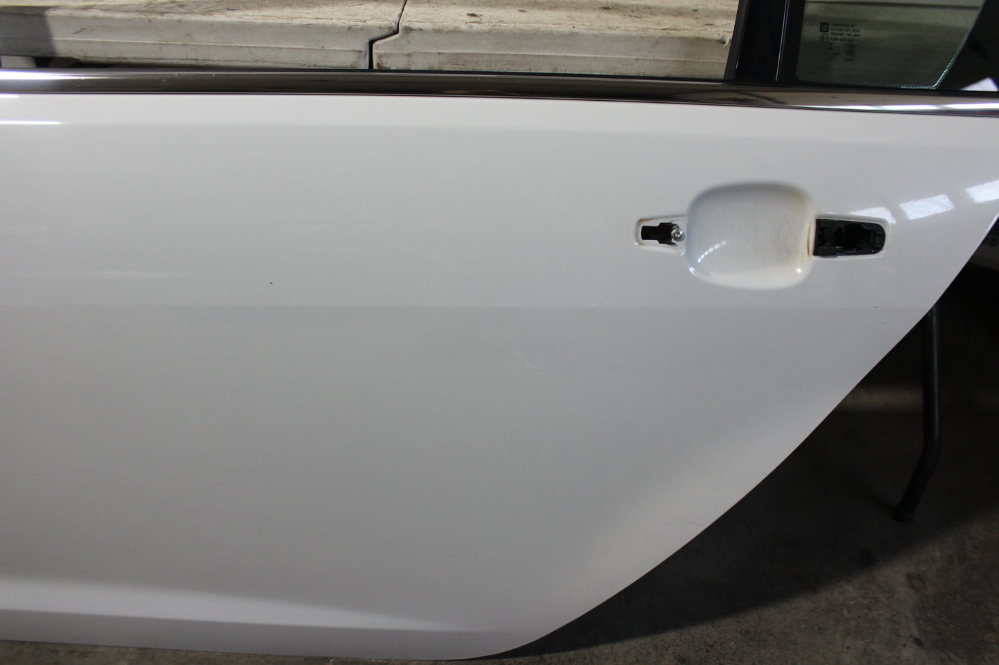 2016 Chevy SS Sedan Rear LH Driver Door White OEM - Day's Parts Yard