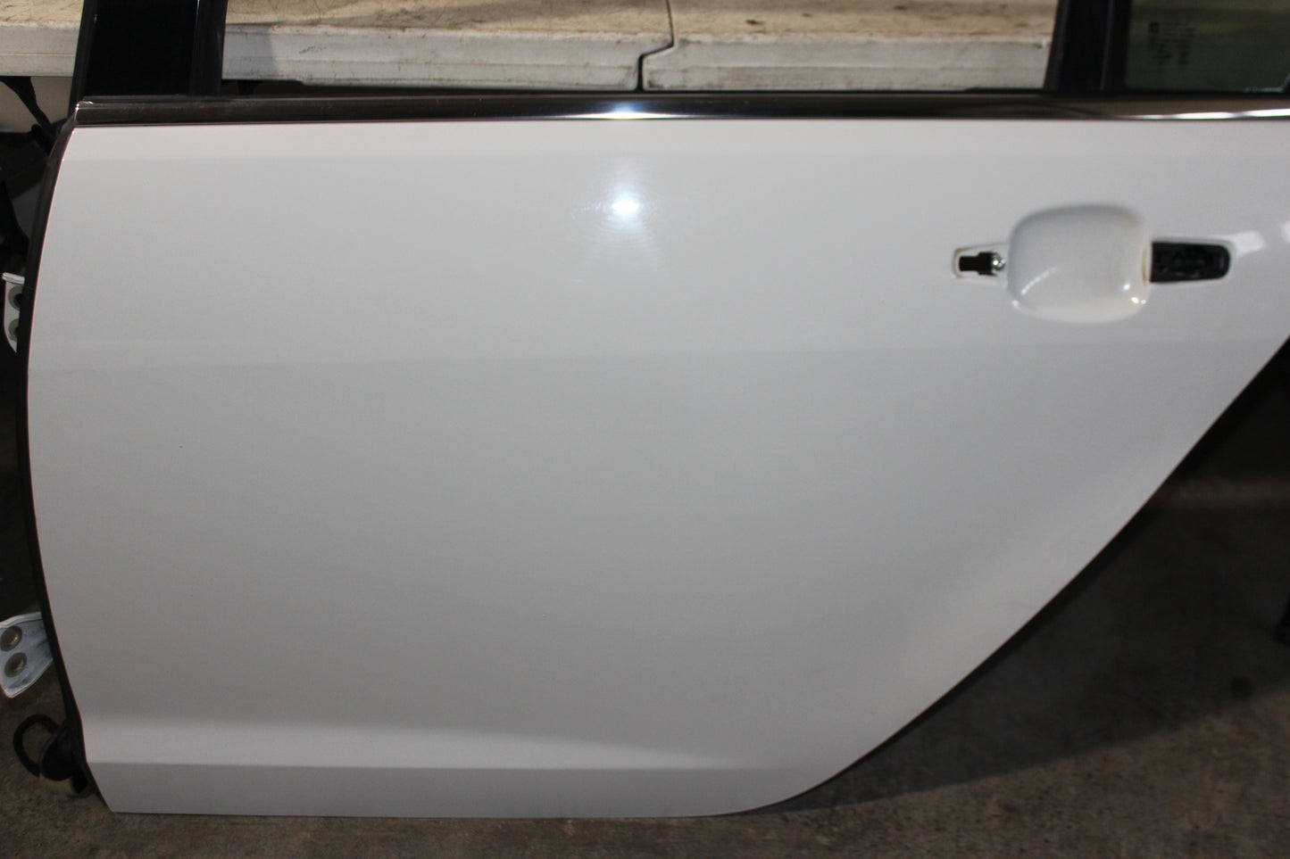2016 Chevy SS Sedan Rear LH Driver Door White OEM - Day's Parts Yard