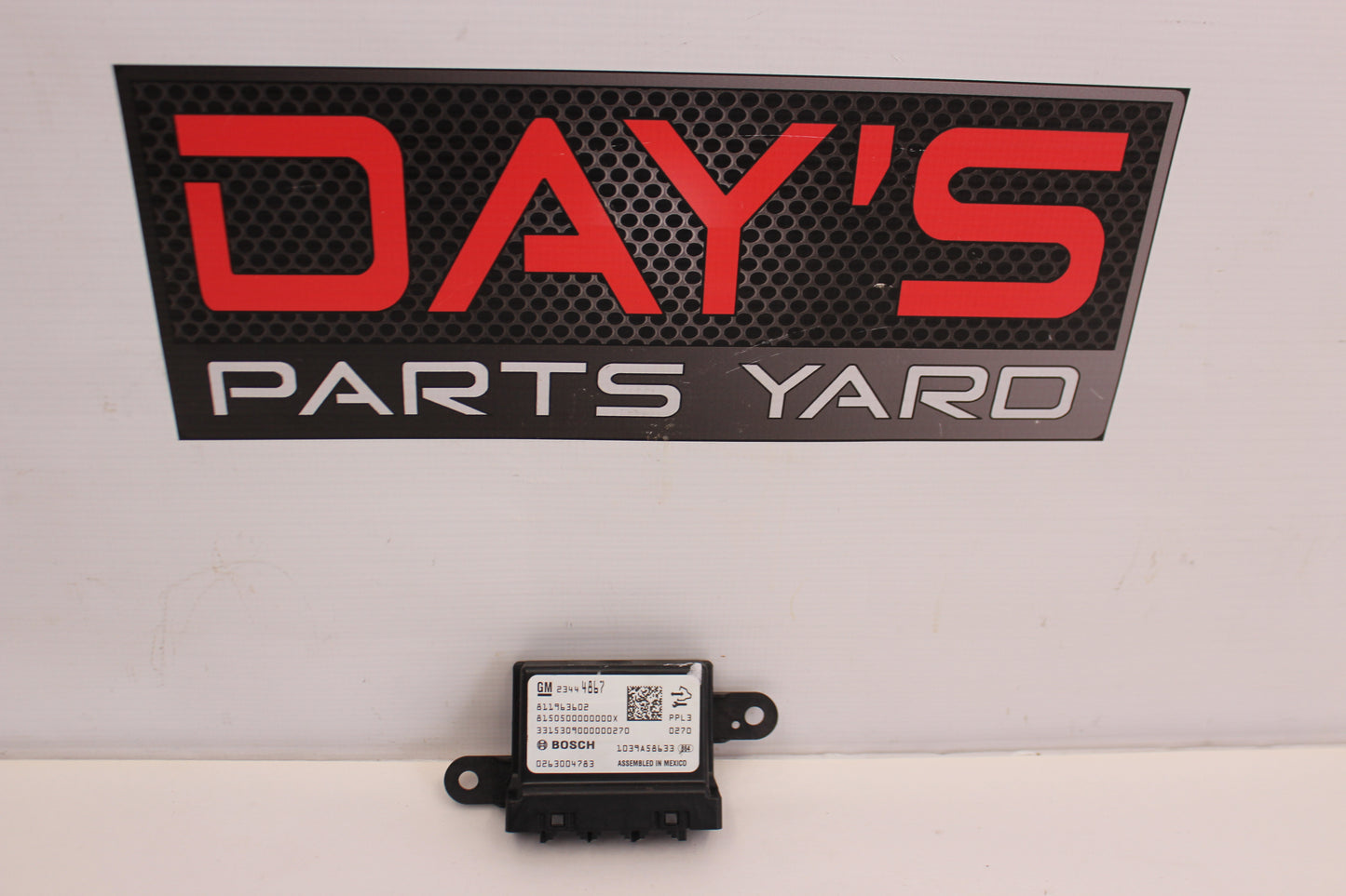 2016 Chevy SS Sedan Parking Assist Control Module 23444867 OEM - Day's Parts Yard
