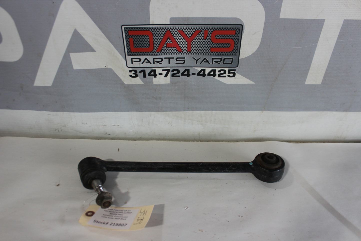 2009 Pontiac G8 Front LH Driver Lower Rearward Control Arm OEM - Day's Parts Yard