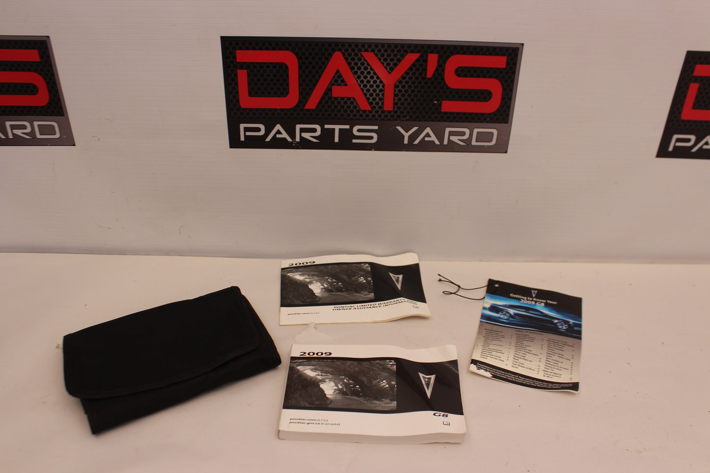 2009 Pontiac G8 GT Owners Manual OEM - Day's Parts Yard