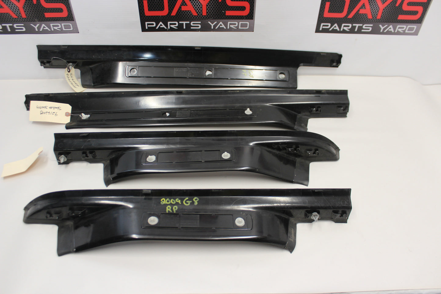 2009 Pontiac G8 Front and Rear Door Sill Kick Panel / Scuff Plate OEM - Day's Parts Yard