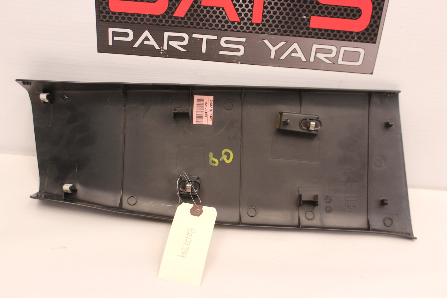 2009 Pontiac G8 LH Driver Lower Interior B Pillar Trim Molding Cover OEM - Day's Parts Yard