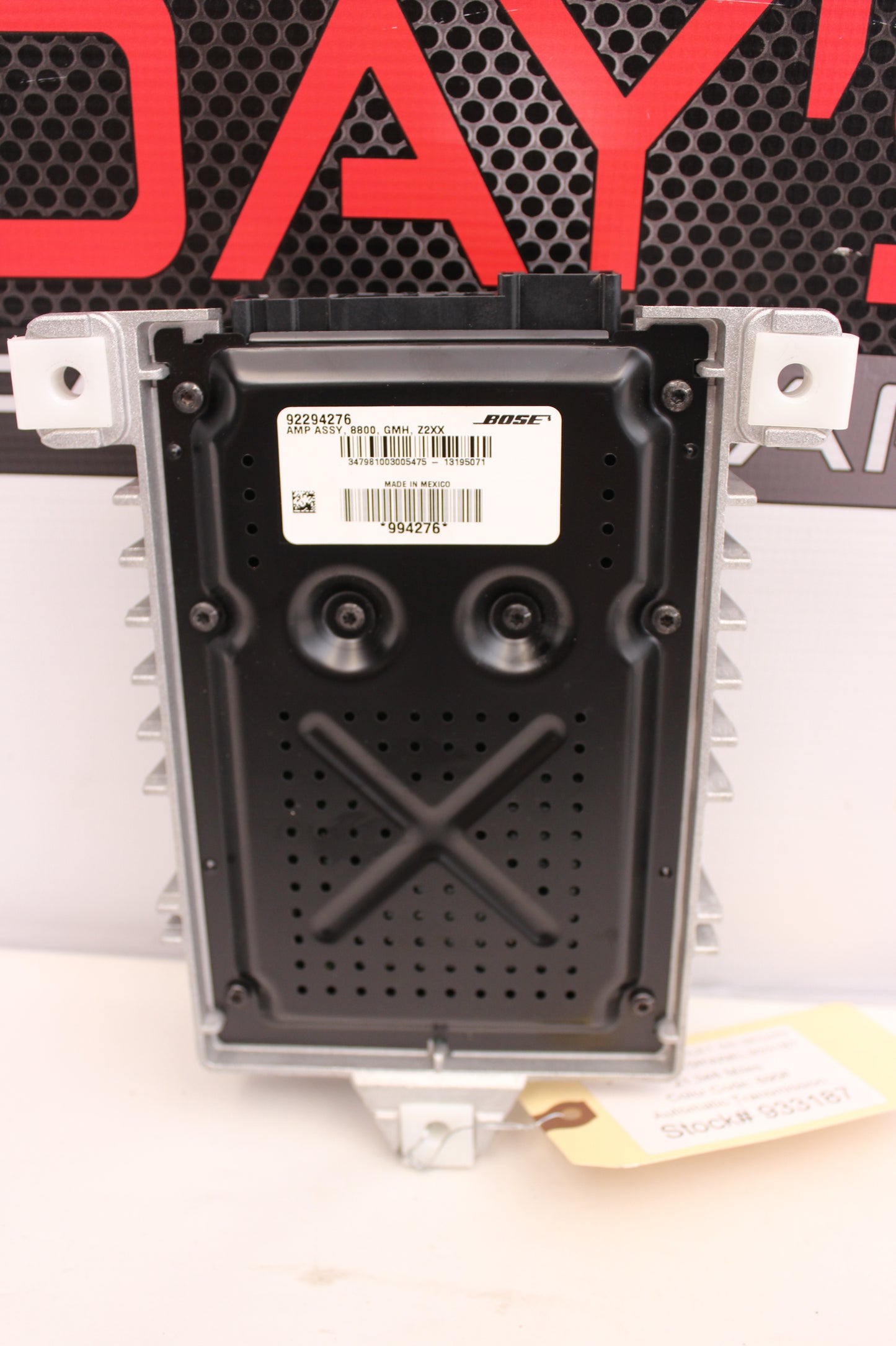 2014 Chevy SS Sedan Bose Radio Amplifier 92294276 OEM - Day's Parts Yard