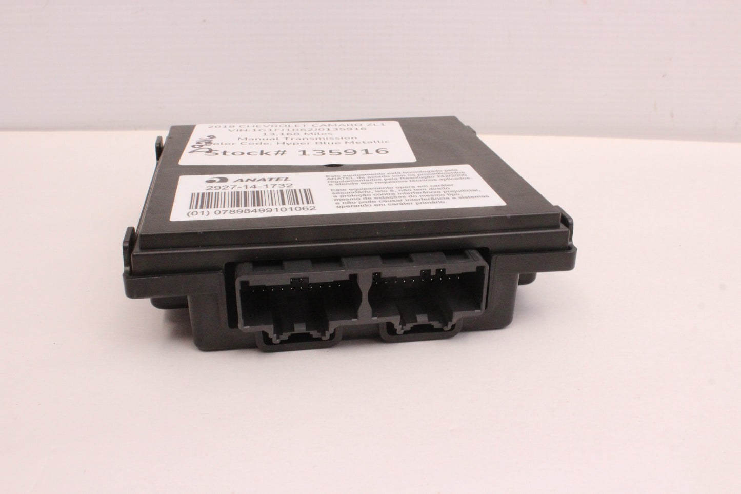 2018 Chevy Camaro ZL1 1LE Keyless Entry Module 13510106 OEM - Day's Parts Yard