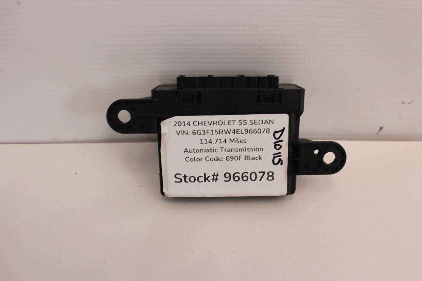 2014 Chevy SS Sedan Parking Aid Control Module 23164658 OEM - Day's Parts Yard
