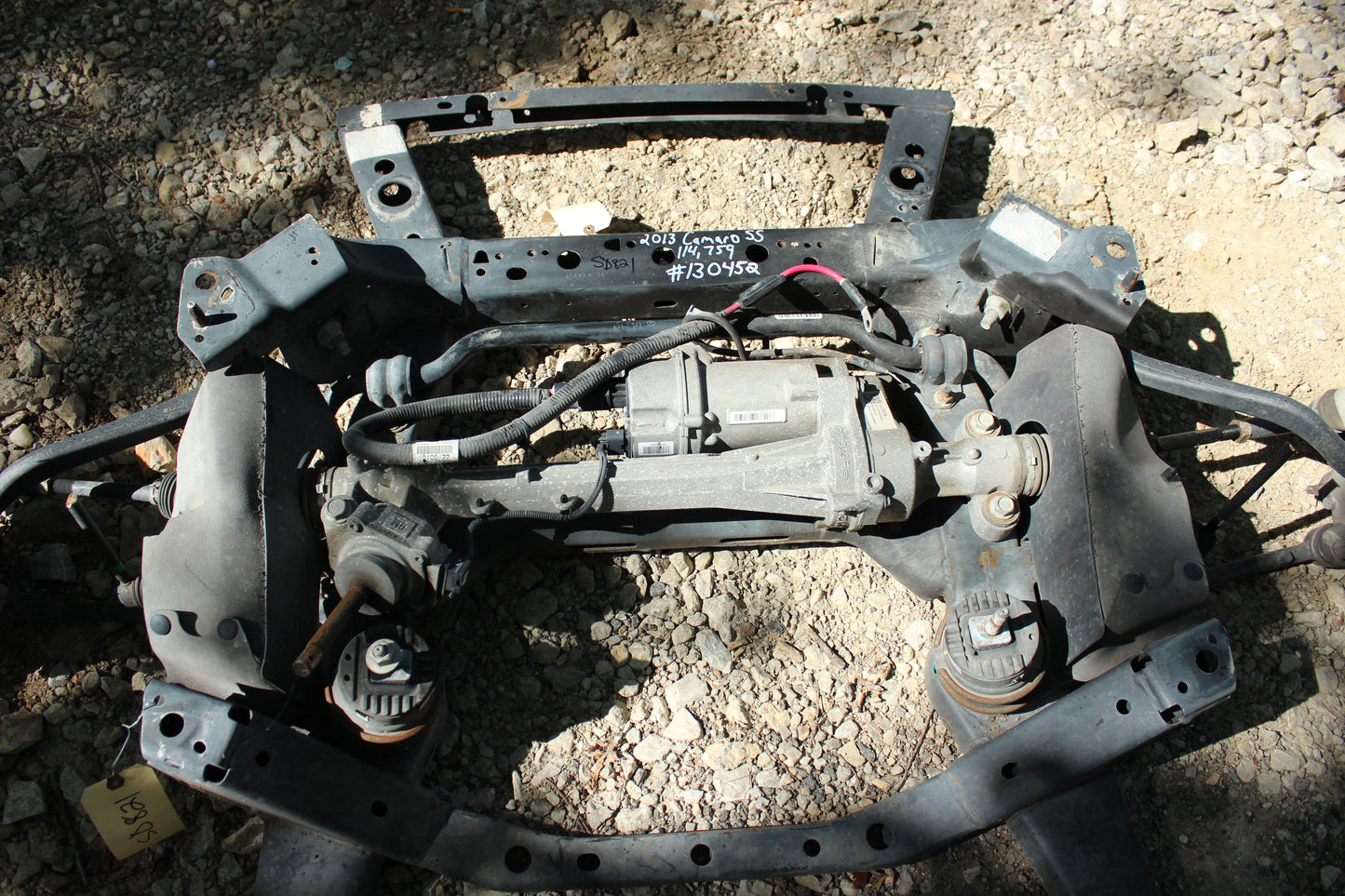 2013 Chevy Camaro SS Complete Front Cradle K Cross Member Sub Frame Assembly OEM - Day's Parts Yard