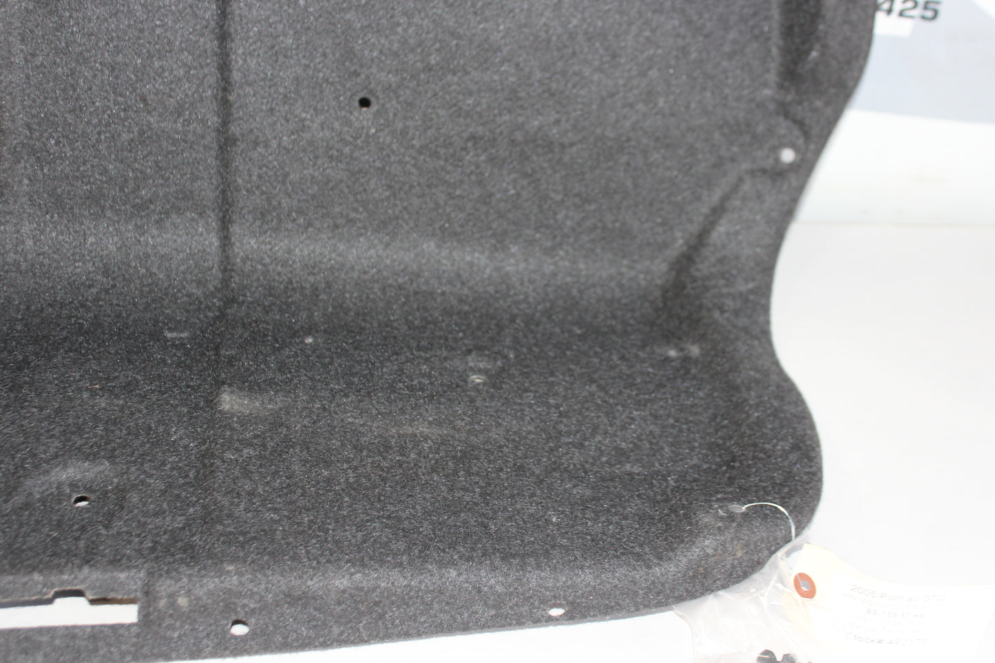 2006 Pontiac GTO Trunk Deck Lid Carpet Liner Felt 92179727 OEM - Day's Parts Yard