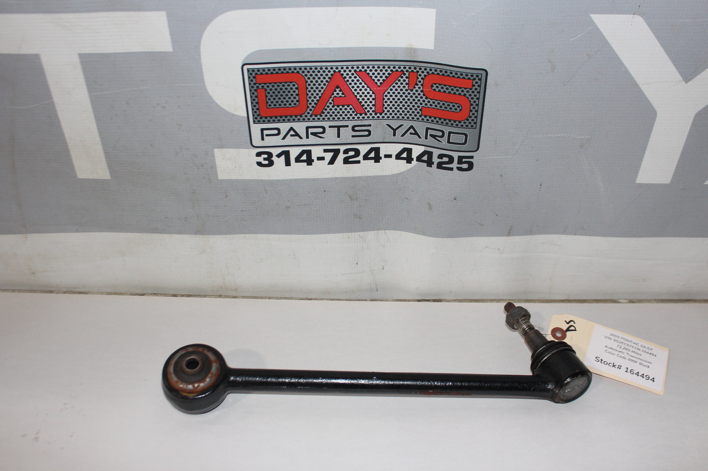 2009 Pontiac G8 Front LH Driver Lower Rearward Control Arm OEM - Day's Parts Yard