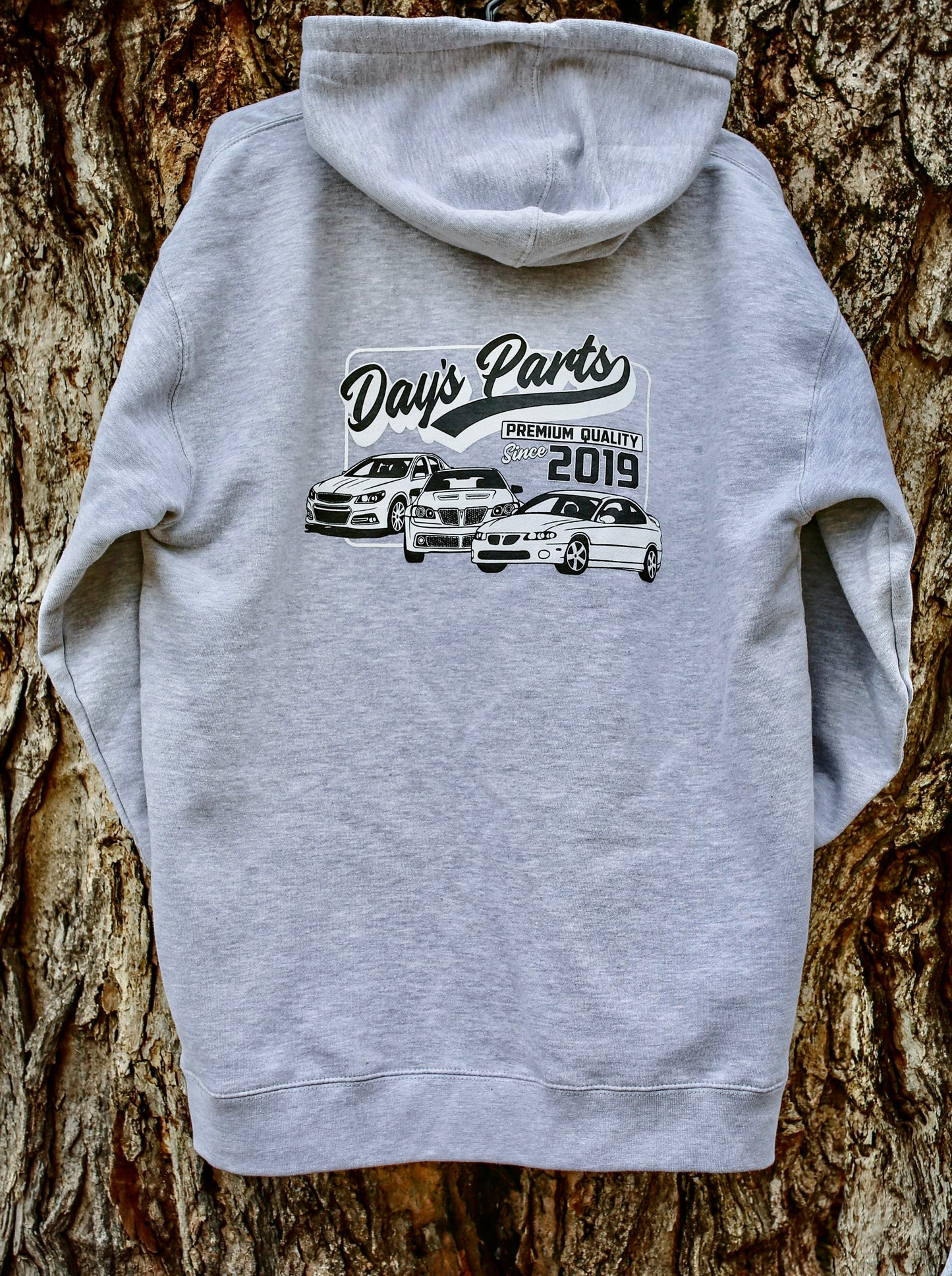 Roadster Gray Hoodie - Day's Parts Yard