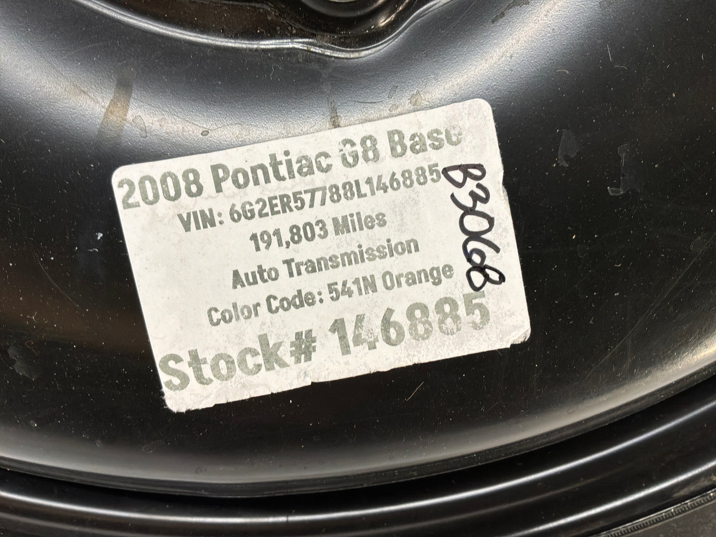 2008 Pontiac G8 Base Compact Spare Wheel & Tire OEM