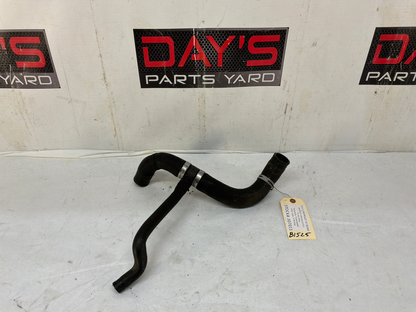 2017 Chevrolet SS Sedan Upper Radiator Heater Hose Line Tube OEM
