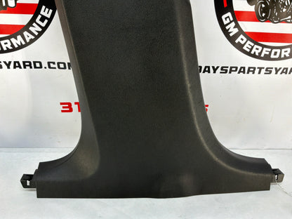 2018 Cadillac CTS-V LH Driver Interior Lower B Pillar Trim Cover Black OEM