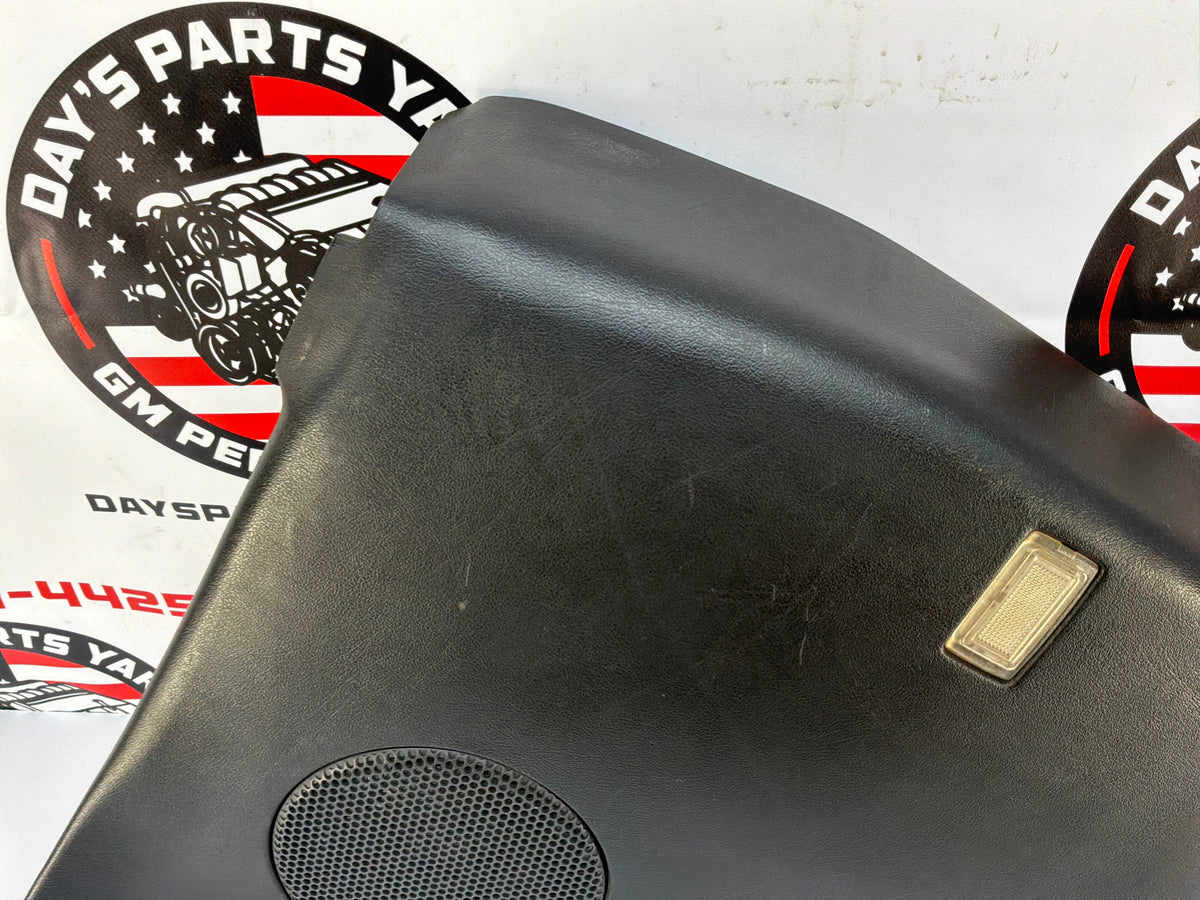 2002 Chevy Camaro Z28 LH Driver Rear Interior Quarter Trim Panel Ebony Black OEM