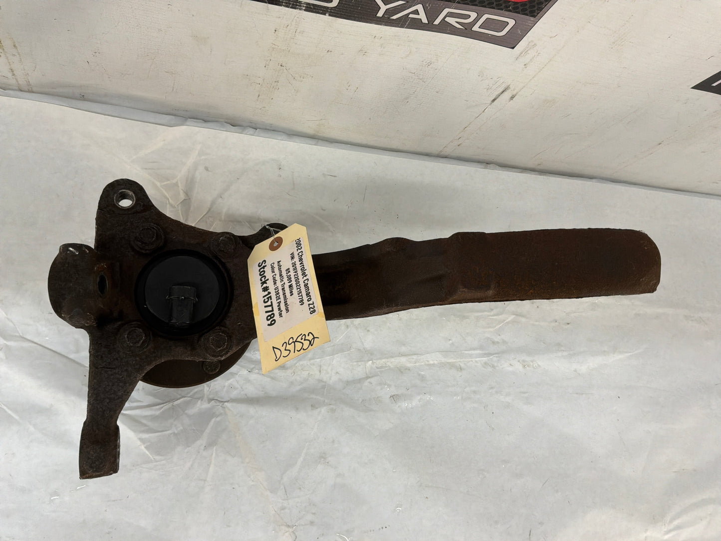 2002 Chevy Camaro Z28LH Driver Front Spindle Knuckle Hub Wheel Bearing OEM - Day's Parts Yard