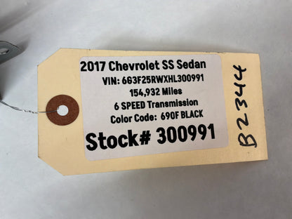 2017 Chevy SS Sedan Navigation Display Radio CD Player Face Plate Screen Receiver OEM