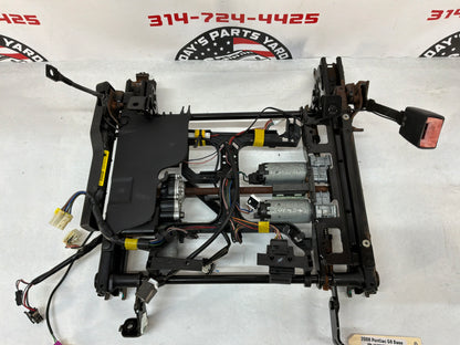 2008 Pontiac G8 Base RH Passenger Front Seat Bottom Frame Rail Motor Set Assembly OEM