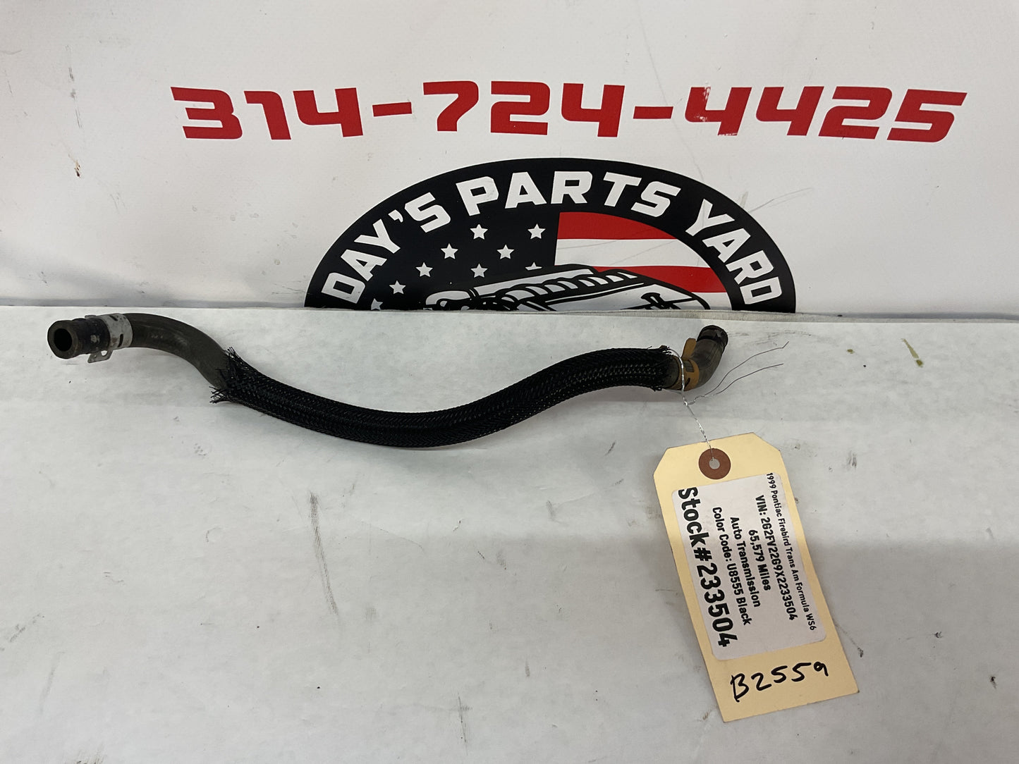 1999 Pontiac Firebird Trans Am Formula WS6 Coolant Steam Vent Tube Line Hose OEM