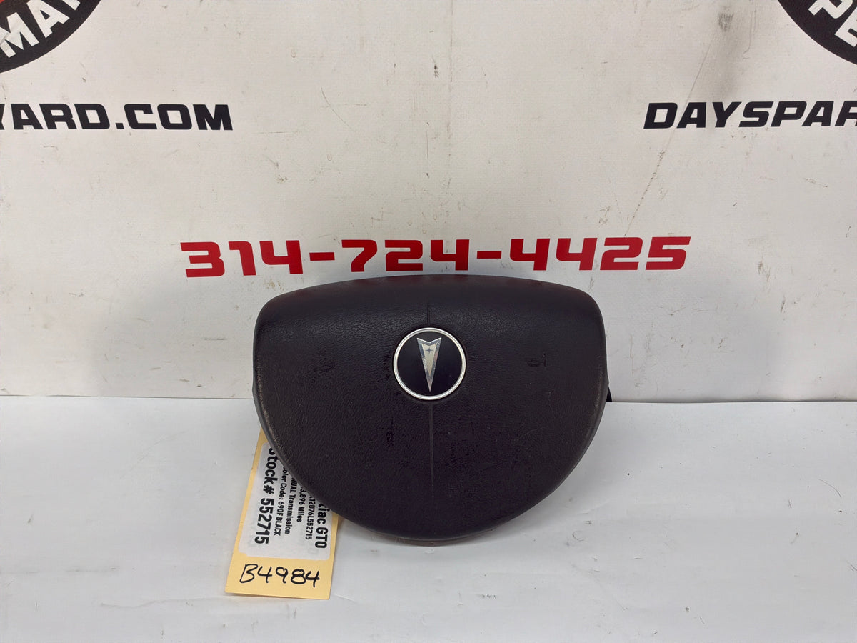 2006 Pontiac GTO Steering Wheel Airbag Air Bag OEM