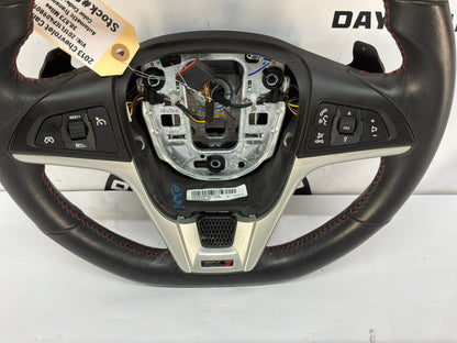 2013 Chevy Camaro ZL1 Steering Wheel w/ Buttons Black Leather OEM