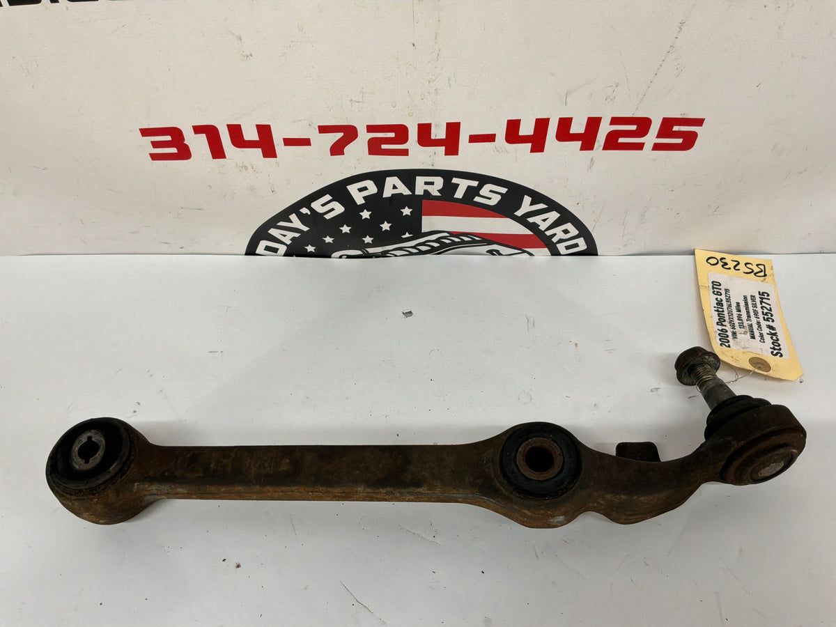 2006 Pontiac GTO Front LH Driver Lower Control Arm OEM
