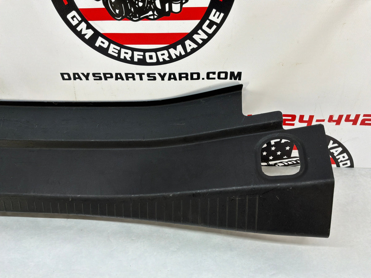 2016 Cadillac CTS-V Rear Trunk Cargo Compartment Sill Plate Trim Panel OEM